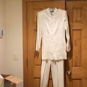 Vintage Marnie West  Asian style pants suit